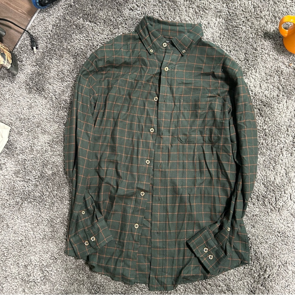 Christian Lacroix Green Plaid Men's Shirt